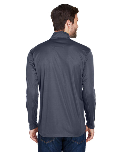 UltraClub Men's Cool & Dry Sport Quarter-Zip Pullover