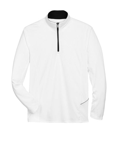 UltraClub Men's Cool & Dry Sport Quarter-Zip Pullover