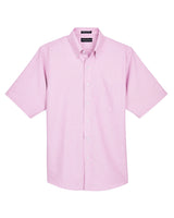 UltraClub Men's Classic Wrinkle-Resistant Short-Sleeve Oxford UltraClub