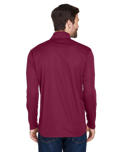 UltraClub Men's Cool & Dry Sport Quarter-Zip Pullover
