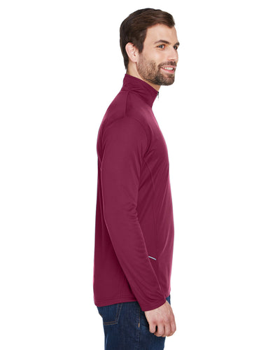 UltraClub Men's Cool & Dry Sport Quarter-Zip Pullover