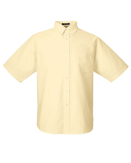UltraClub Men's Classic Wrinkle-Resistant Short-Sleeve Oxford UltraClub
