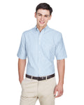 UltraClub Men's Classic Wrinkle-Resistant Short-Sleeve Oxford UltraClub