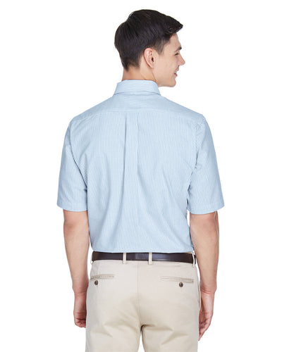 UltraClub Men's Classic Wrinkle-Resistant Short-Sleeve Oxford