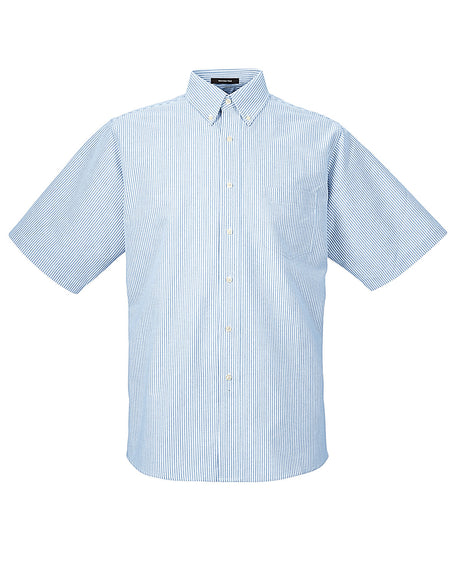 UltraClub Men's Classic Wrinkle-Resistant Short-Sleeve Oxford UltraClub