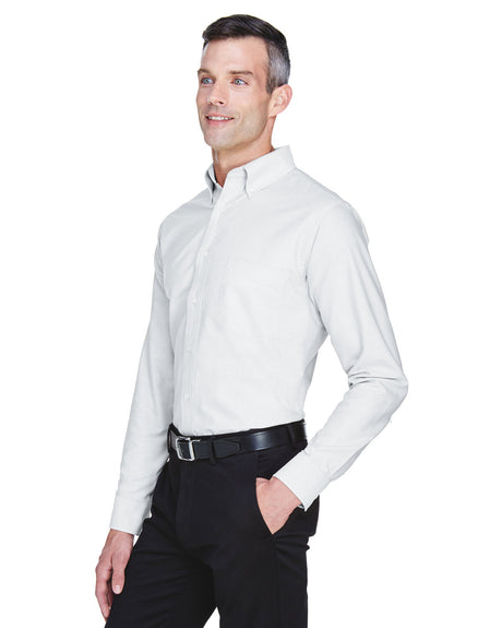 UltraClub Men's Classic Wrinkle-Resistant Long-Sleeve Oxford UltraClub