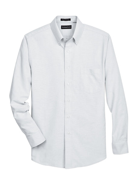 UltraClub Men's Classic Wrinkle-Resistant Long-Sleeve Oxford UltraClub