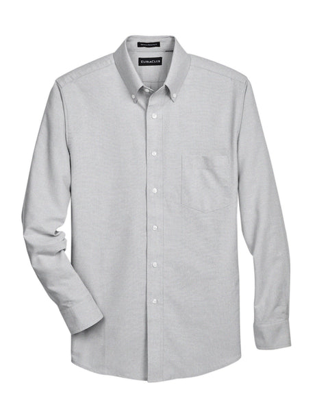 UltraClub Men's Classic Wrinkle-Resistant Long-Sleeve Oxford UltraClub