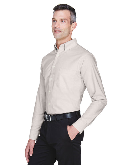 UltraClub Men's Classic Wrinkle-Resistant Long-Sleeve Oxford UltraClub