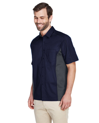 North End Men's Tall Fuse Colorblock Twill Shirt