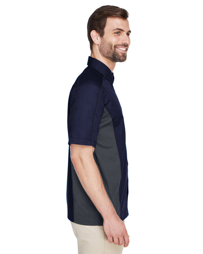 North End Men's Tall Fuse Colorblock Twill Shirt