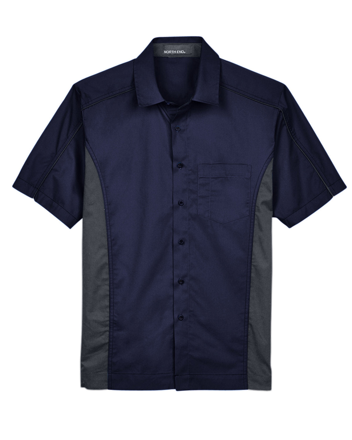 North End Men's Tall Fuse Colorblock Twill Shirt North End
