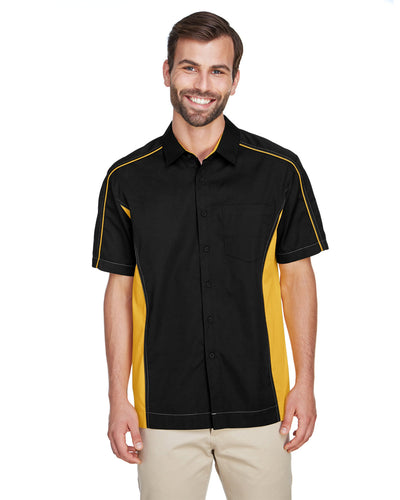 North End Men's Tall Fuse Colorblock Twill Shirt