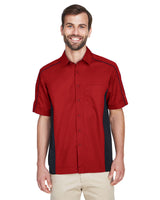 North End Men's Tall Fuse Colorblock Twill Shirt North End