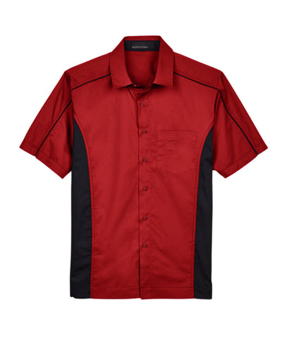 North End Men's Tall Fuse Colorblock Twill Shirt