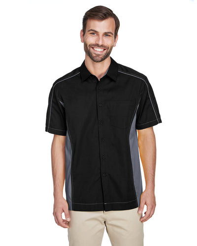 North End Men's Tall Fuse Colorblock Twill Shirt