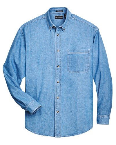 UltraClub Men's Cypress Denim with Pocket