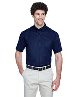 CORE365 Men's Tall Optimum Short-Sleeve Twill Shirt CORE365