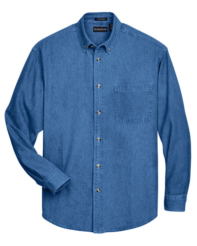 UltraClub Men's Cypress Denim with Pocket