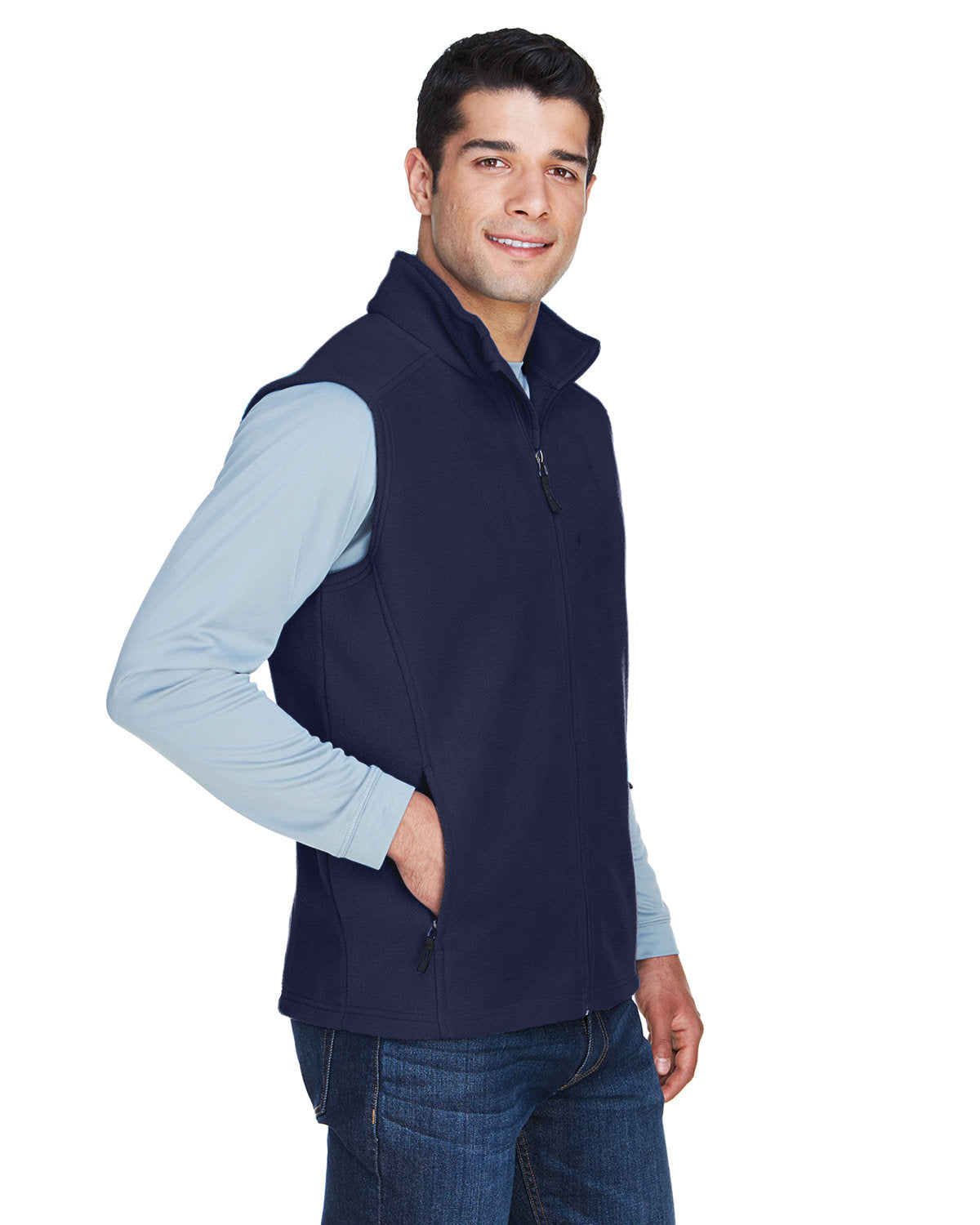 CORE365 Men's Tall Journey Fleece Vest Mens Apparel Jackets & Vests