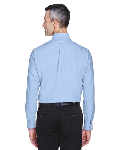 UltraClub Men's Tall Classic Wrinkle-Resistant Long-Sleeve Oxford