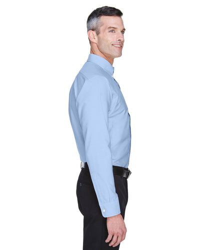 UltraClub Men's Tall Classic Wrinkle-Resistant Long-Sleeve Oxford