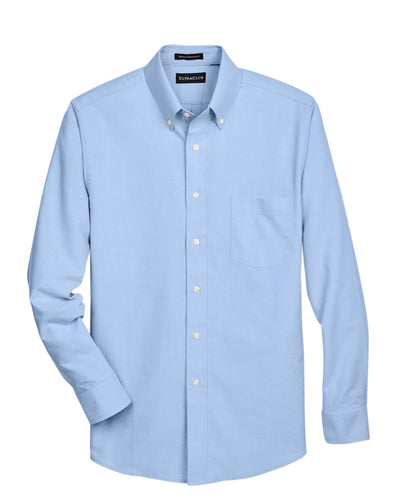 UltraClub Men's Tall Classic Wrinkle-Resistant Long-Sleeve Oxford