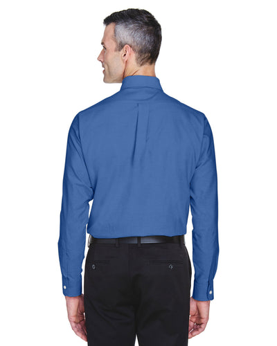 UltraClub Men's Tall Classic Wrinkle-Resistant Long-Sleeve Oxford