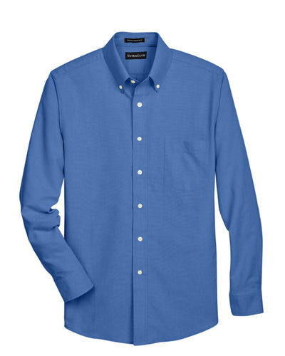 UltraClub Men's Tall Classic Wrinkle-Resistant Long-Sleeve Oxford