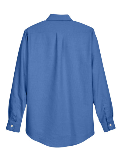 UltraClub Men's Tall Classic Wrinkle-Resistant Long-Sleeve Oxford
