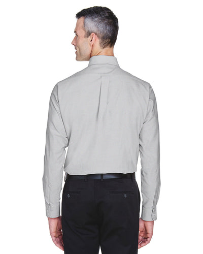 UltraClub Men's Tall Classic Wrinkle-Resistant Long-Sleeve Oxford