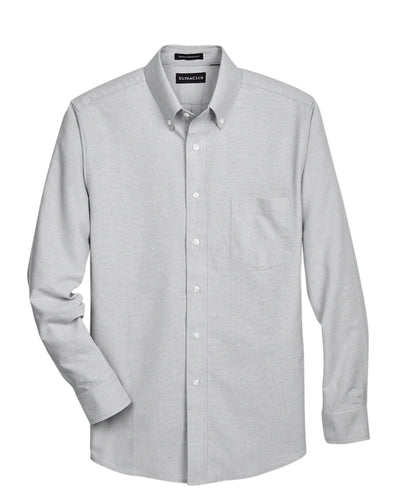 UltraClub Men's Tall Classic Wrinkle-Resistant Long-Sleeve Oxford