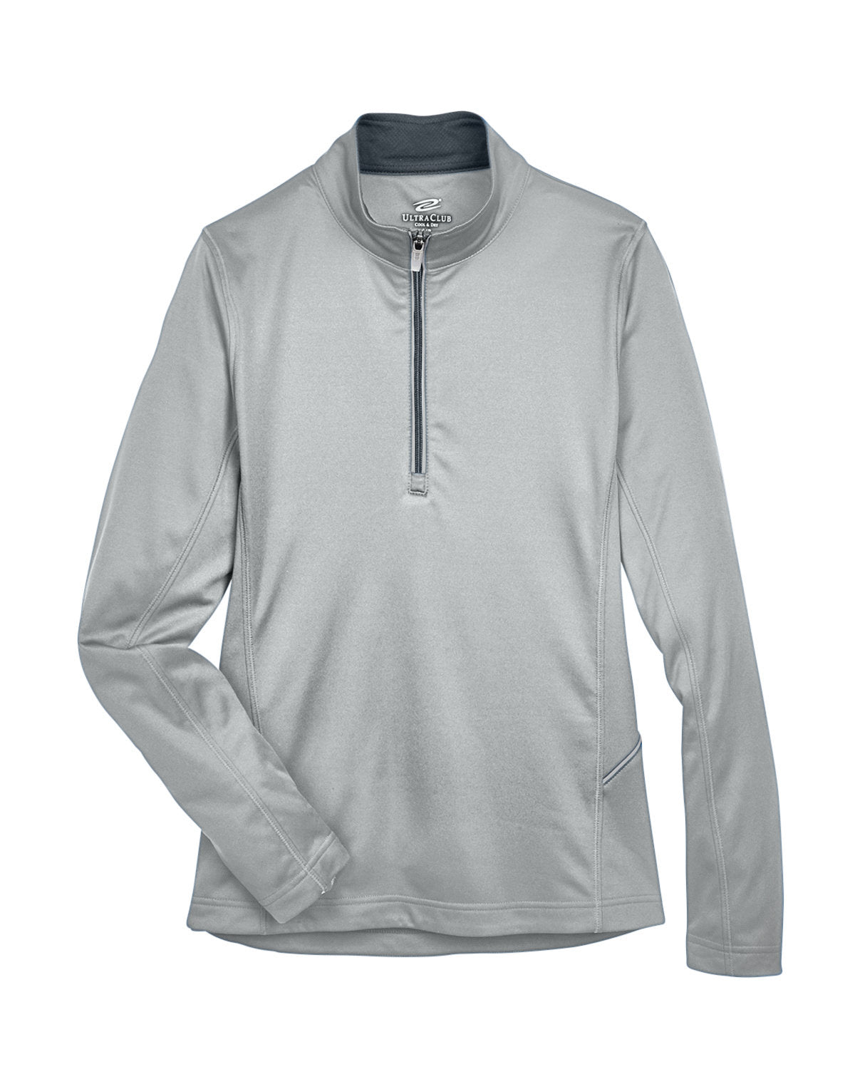UltraClub Ladies' Cool & Dry Sport Quarter-Zip Pullover UltraClub