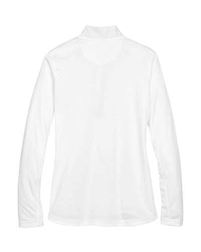 UltraClub Ladies' Cool & Dry Sport Quarter-Zip Pullover
