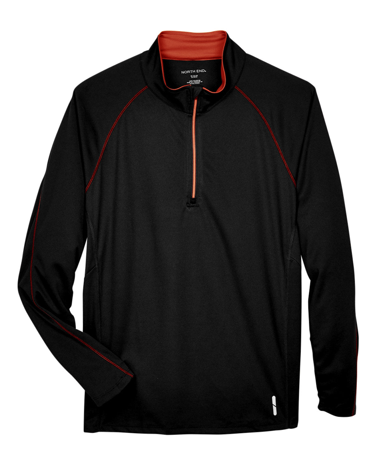 North End Men's Radar Quarter-Zip Performance Long-Sleeve Top North End