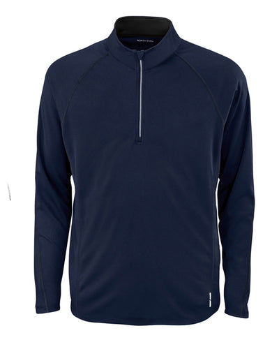 North End Men's Radar Quarter-Zip Performance Long-Sleeve Top