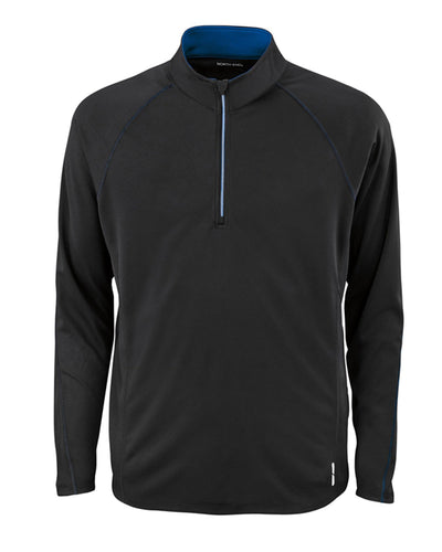 North End Men's Radar Quarter-Zip Performance Long-Sleeve Top