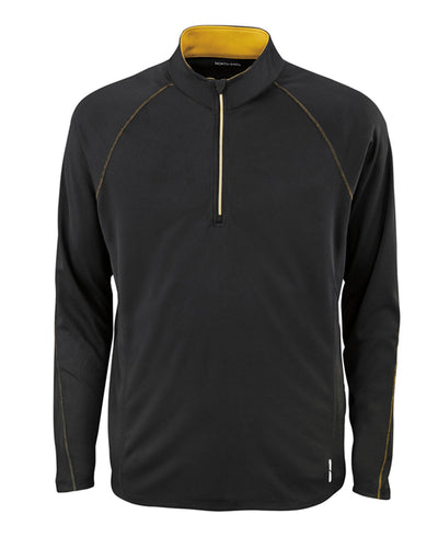 North End Men's Radar Quarter-Zip Performance Long-Sleeve Top