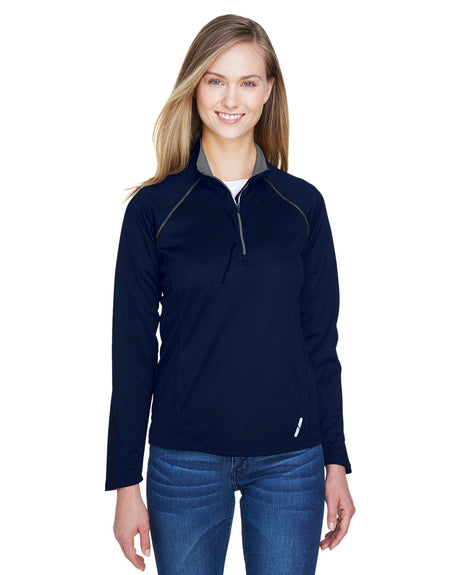 North End Ladies' Radar Quarter-Zip Performance Long-Sleeve Top North End