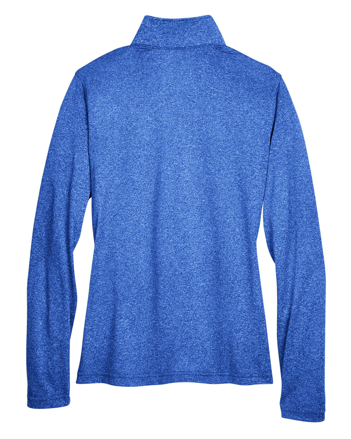 UltraClub Ladies' Cool & Dry Heathered Performance Quarter-Zip UltraClub