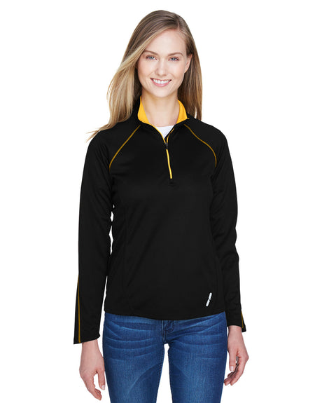 North End Ladies' Radar Quarter-Zip Performance Long-Sleeve Top North End
