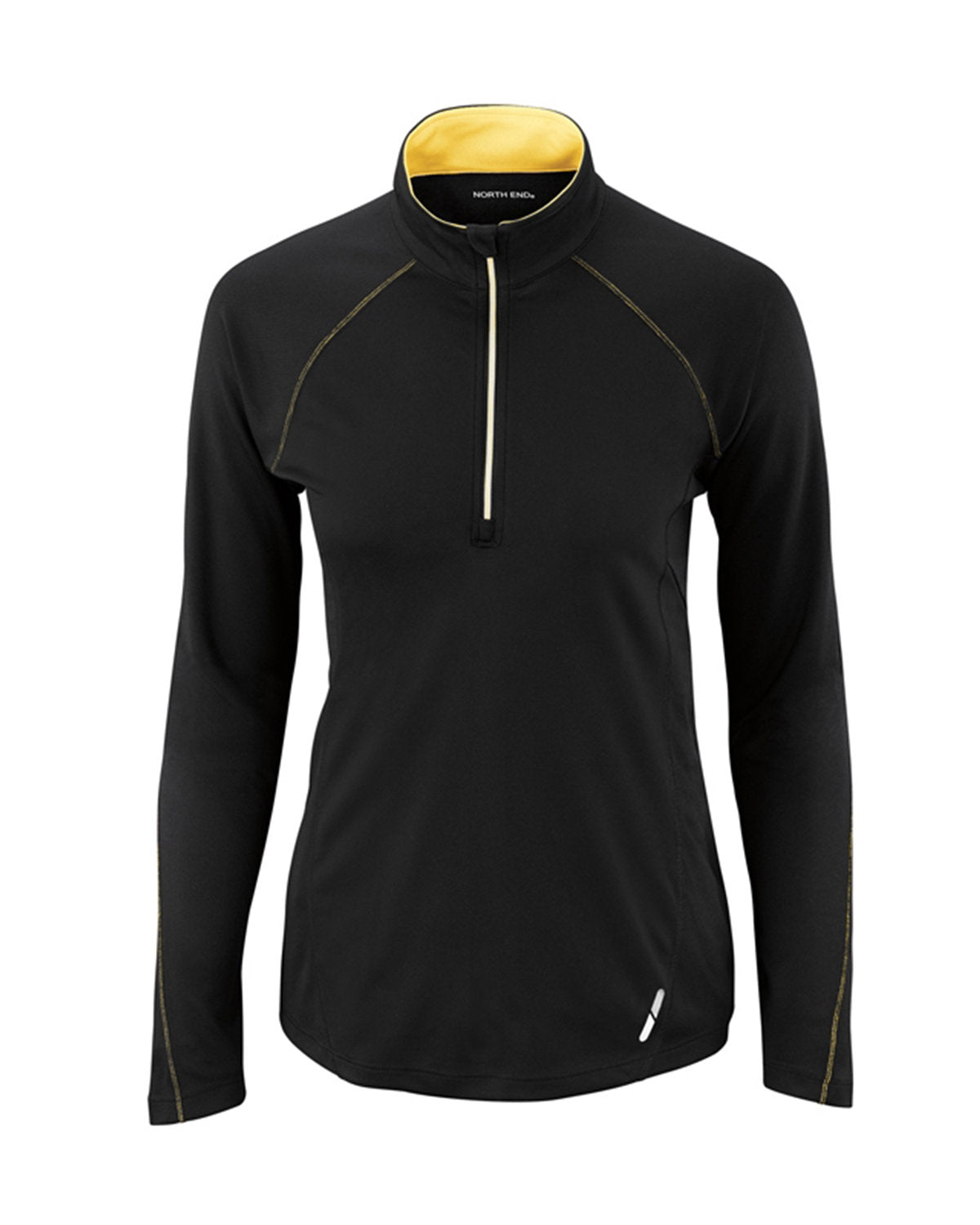 North End Ladies' Radar Quarter-Zip Performance Long-Sleeve Top North End