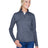 UltraClub Ladies' Cool & Dry Heathered Performance Quarter-Zip UltraClub
