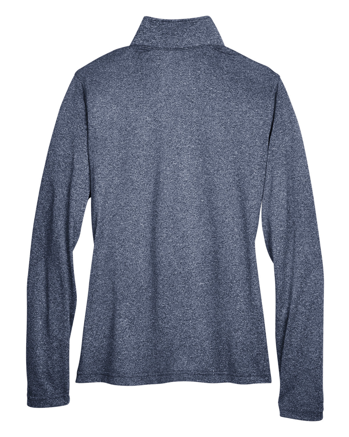 UltraClub Ladies' Cool & Dry Heathered Performance Quarter-Zip UltraClub