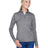 UltraClub Ladies' Cool & Dry Heathered Performance Quarter-Zip UltraClub