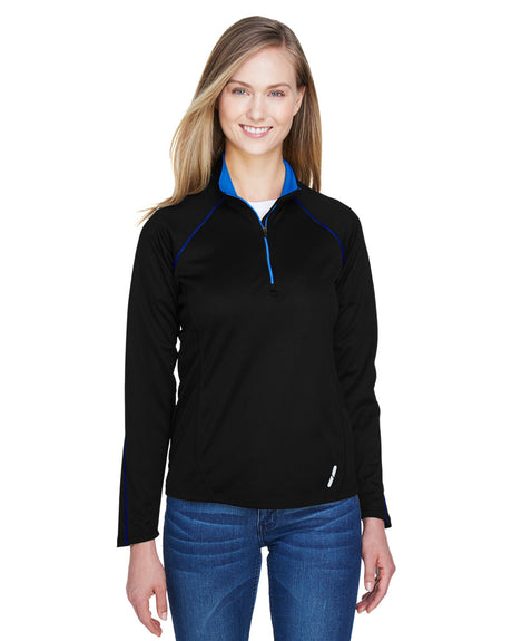 North End Ladies' Radar Quarter-Zip Performance Long-Sleeve Top North End