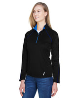 North End Ladies' Radar Quarter-Zip Performance Long-Sleeve Top North End