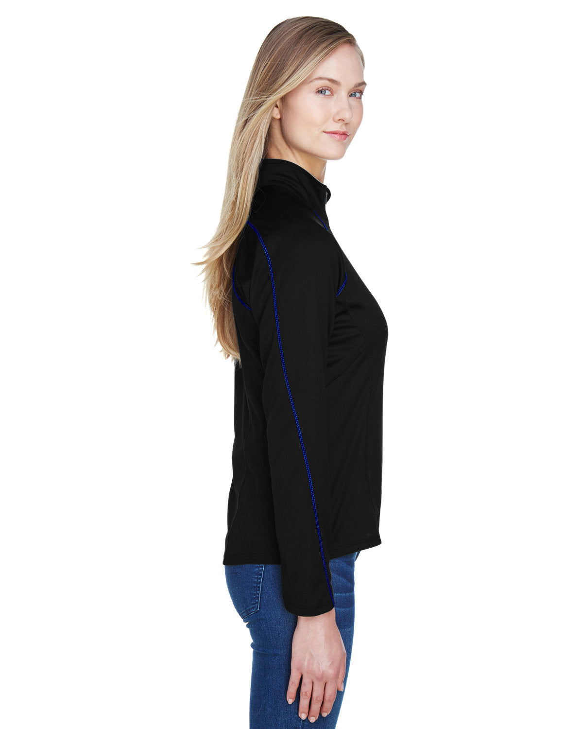 North End Ladies' Radar Quarter-Zip Performance Long-Sleeve Top North End