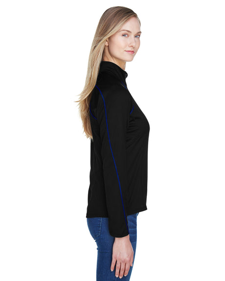 North End Ladies' Radar Quarter-Zip Performance Long-Sleeve Top North End