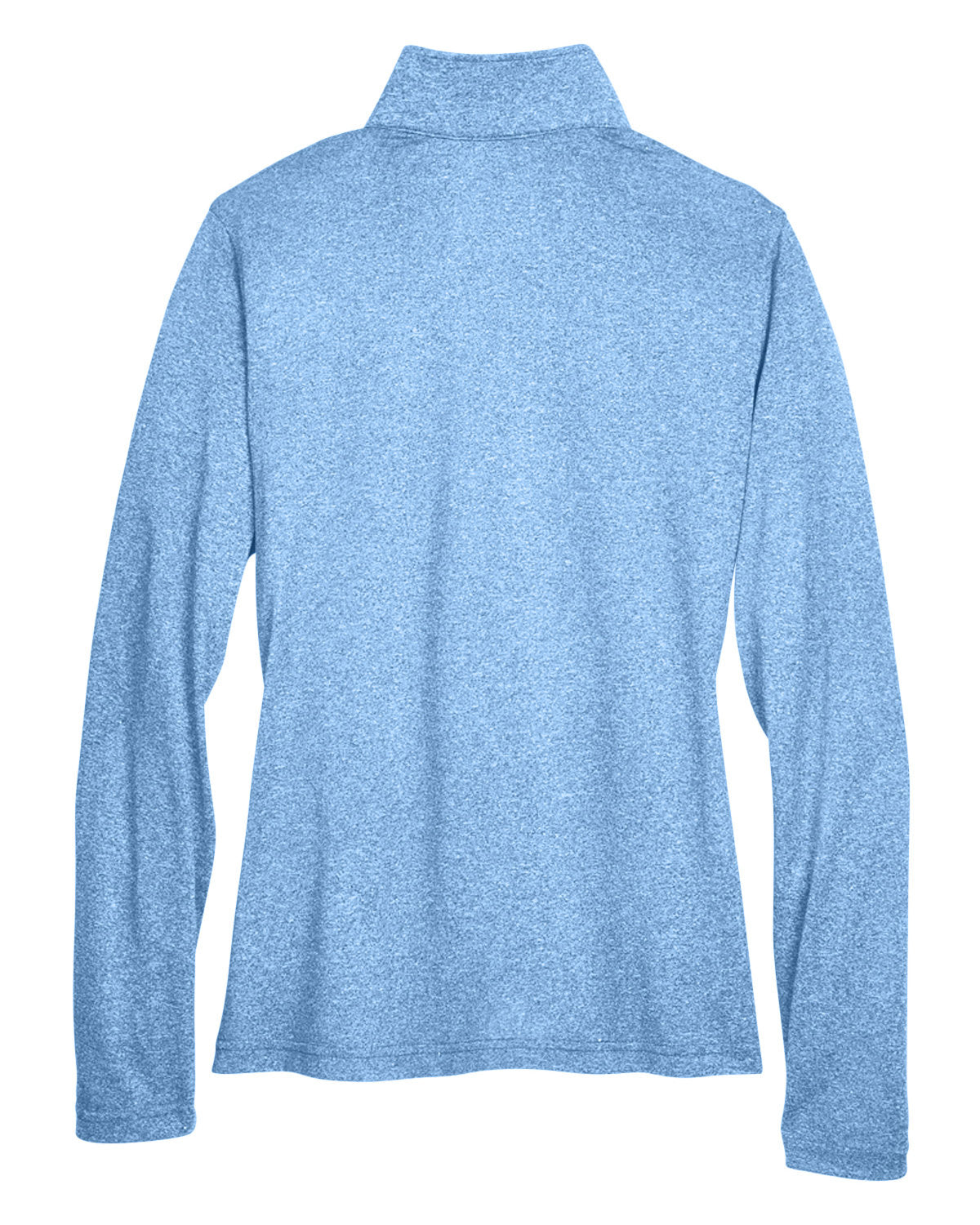 UltraClub Ladies' Cool & Dry Heathered Performance Quarter-Zip UltraClub